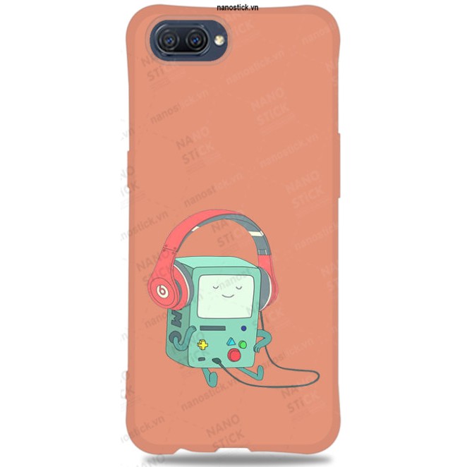 Ốp lưng oppo A3S/A5 2018 ốp oppo chất liệu silicon in hình Bmo Adventure Time_NANOSTICK 0937