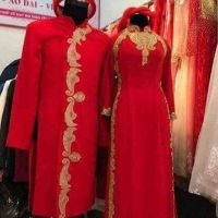 (echi) Áo dài cưới cô dâu
