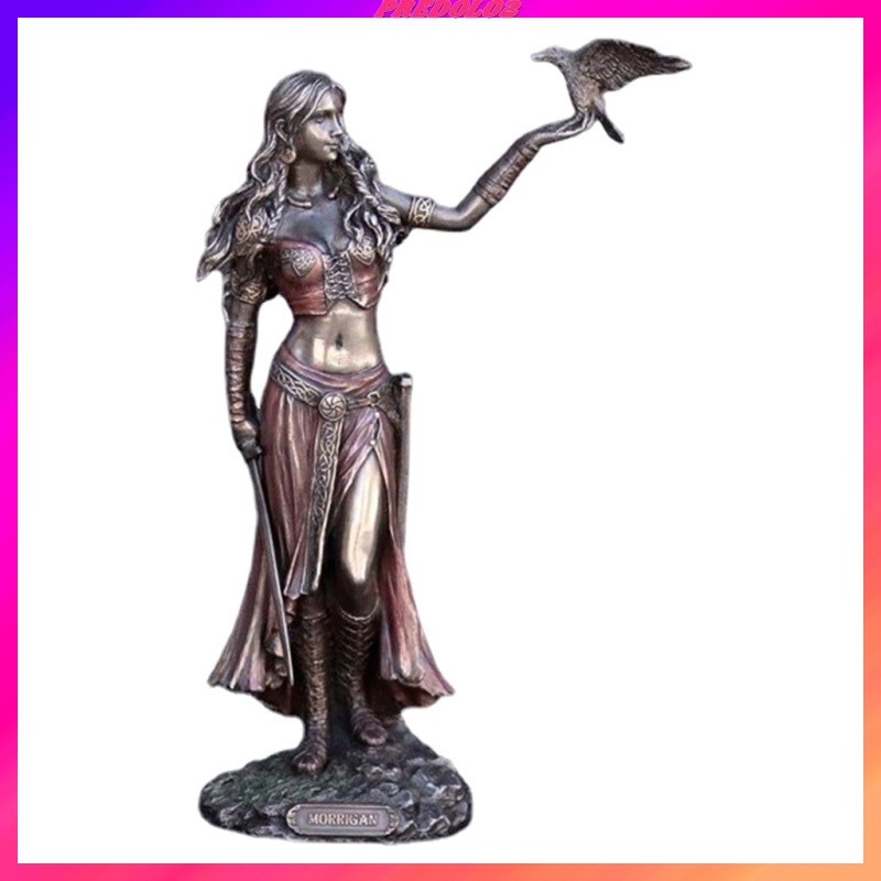 Religion Celtic Goddess of Battle Statue Morrigan Figurine Scultpture Decor