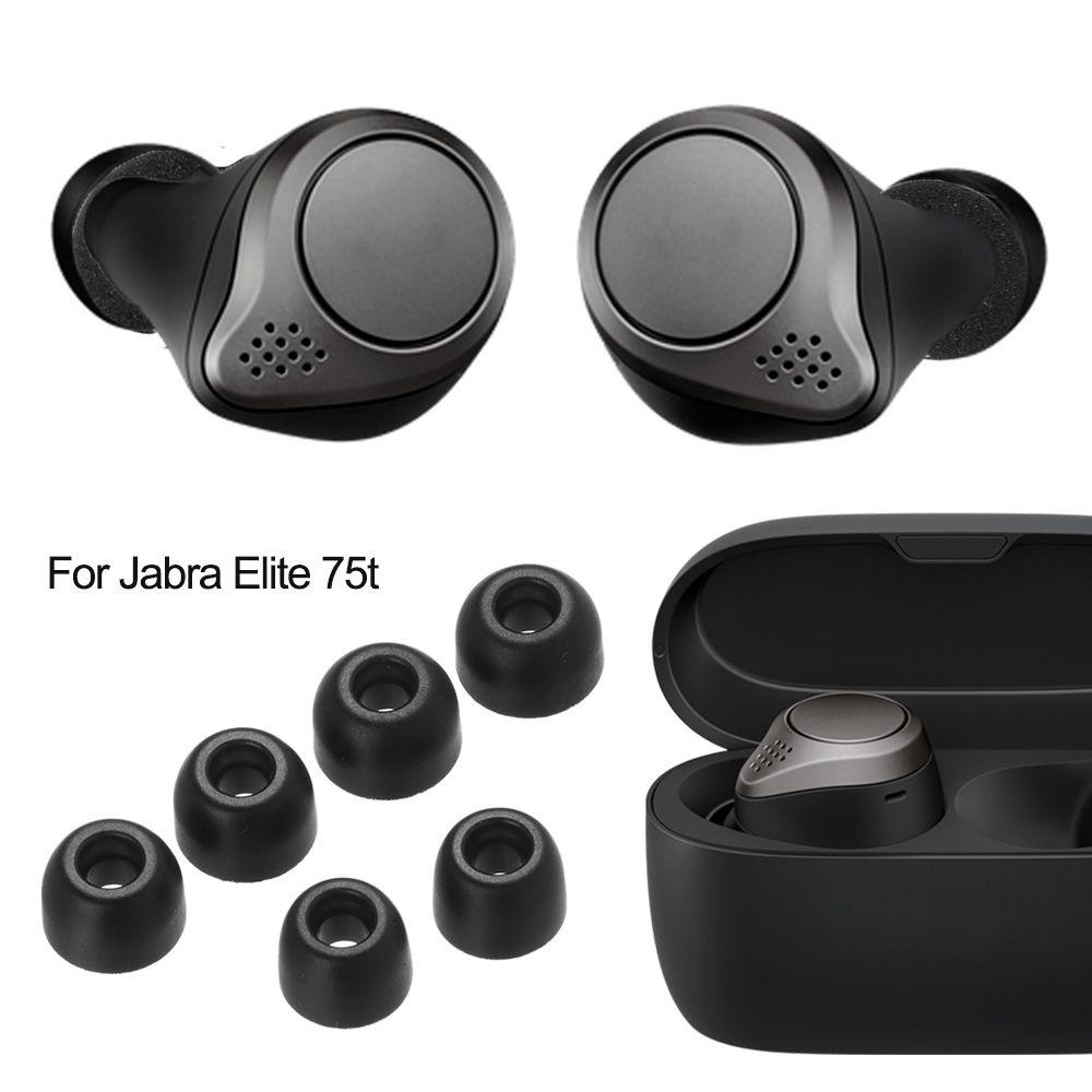 BEBETTERM Set 3 Cặp Nút Tai Nghe Thay Thế Bằng Silicon Mềm Chống Bụi Cho Jabra Elite 75t