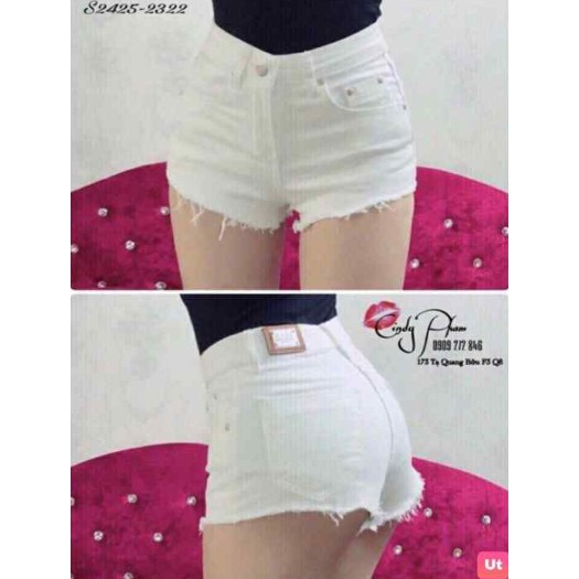 Quần short nữ tua rua - MIN Boutiques - Ảnh thật - chất Kaki