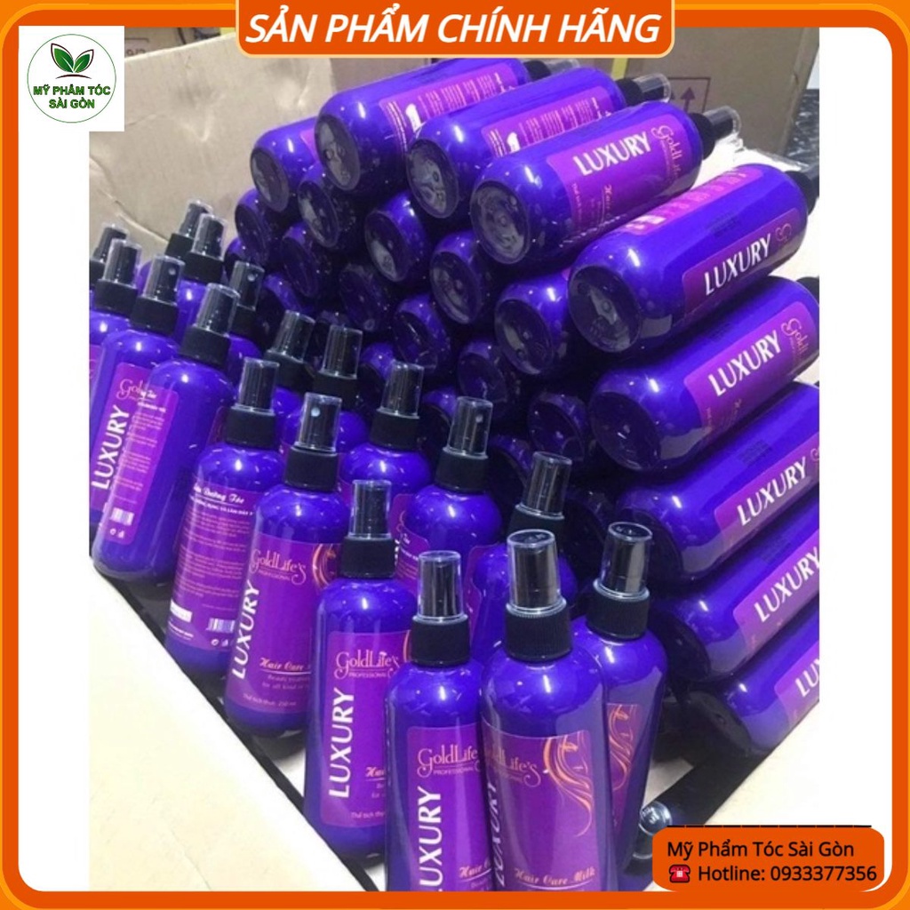 Sữa dưỡng tóc GoldLife's phục hồi tóc siêu mềm mượt 250ml
