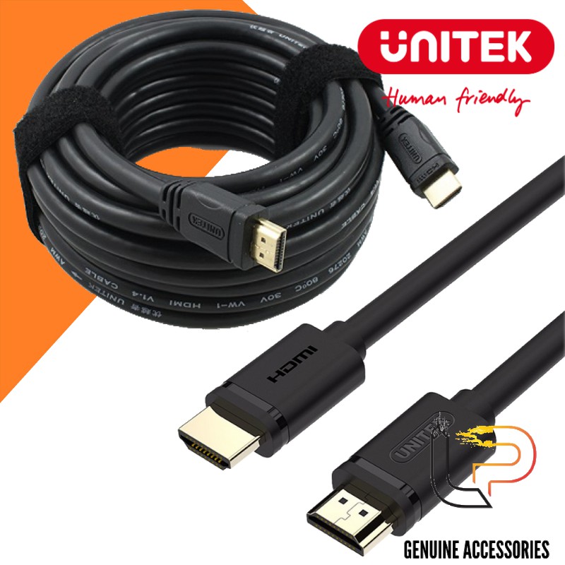 Cáp HDMI 1.4 dài 5m Unitek  Y-C 140 hai đầu cáp mạ vàng 24k chống ăn mòn