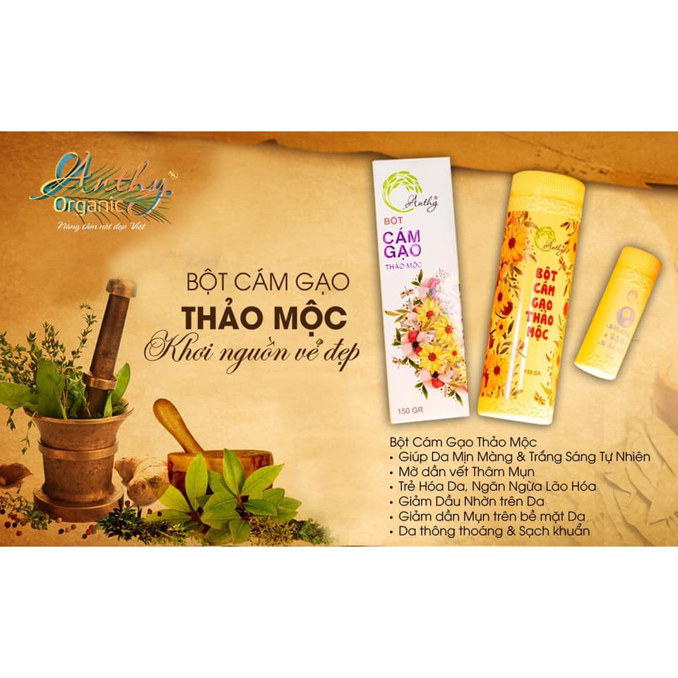 Bột Cám Gạo Thảo Mộc AnThy