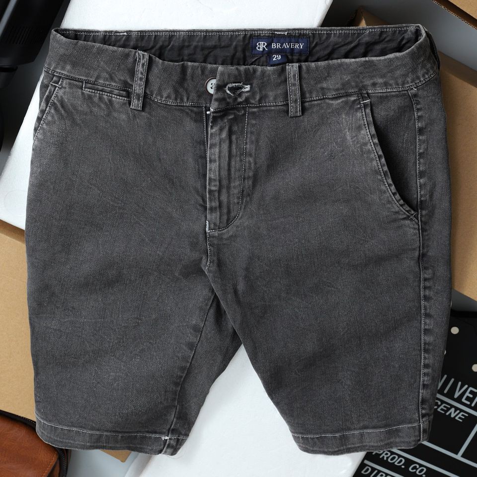 Short Jean thun BR Xám - Hàng hiệu Xuất Khẩu QJKK01