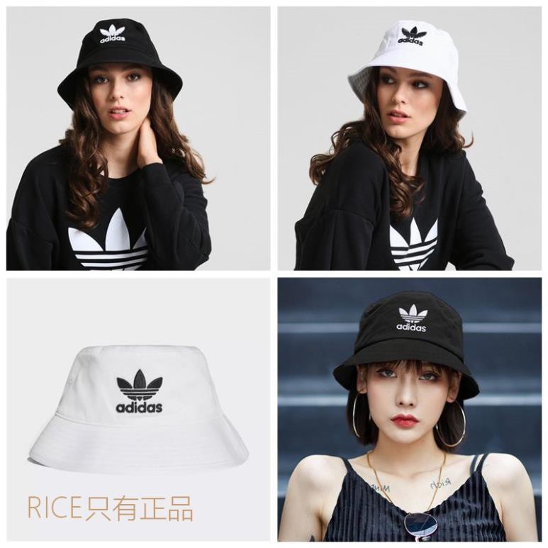 Mũ Bucket Adidas Phong Cách Hàn Quốc Xinh Xắn Cho Nữ Đẹp !