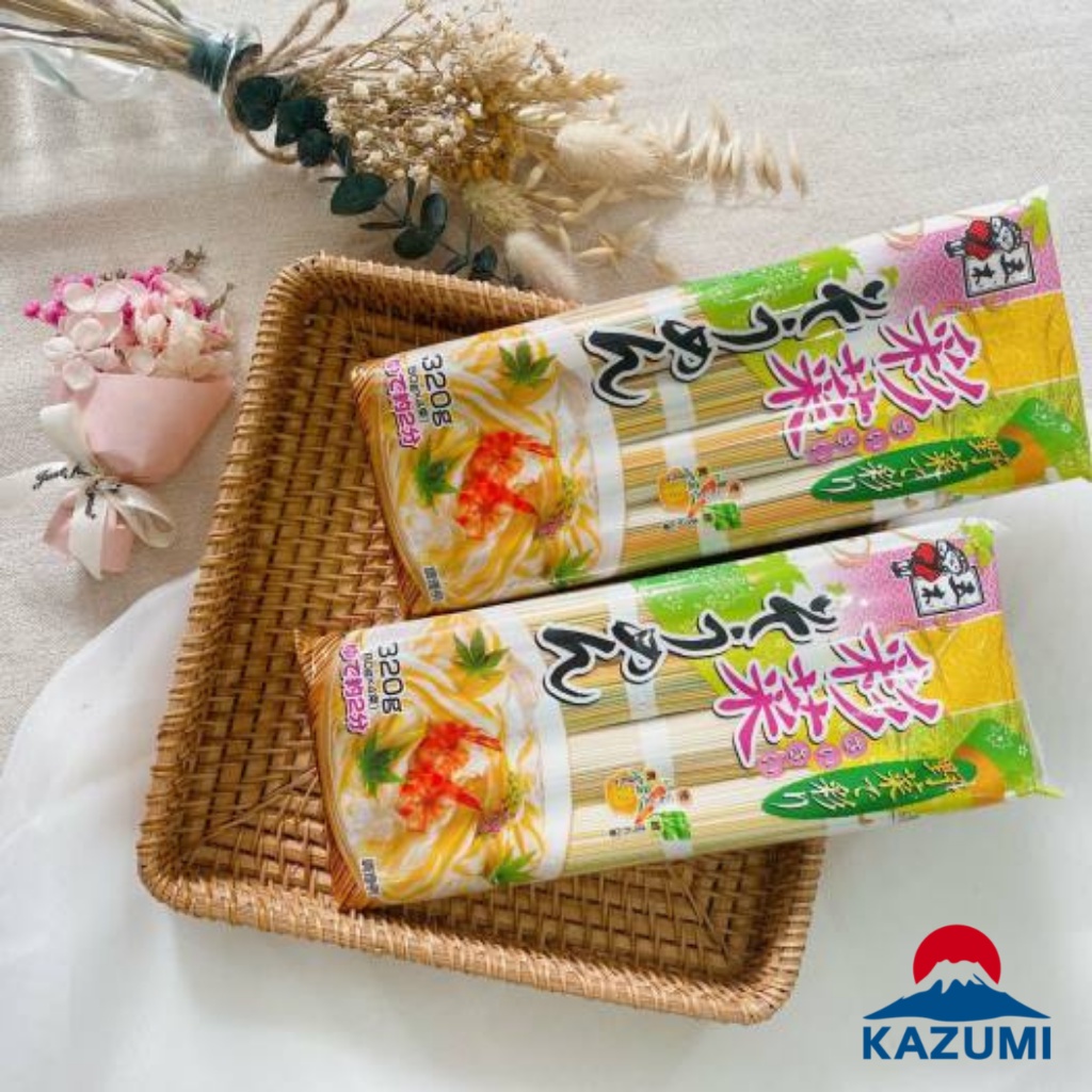 Mì Ăn Dặm Somen Ngũ Sắc 320g (80g x 4 bó/ túi )