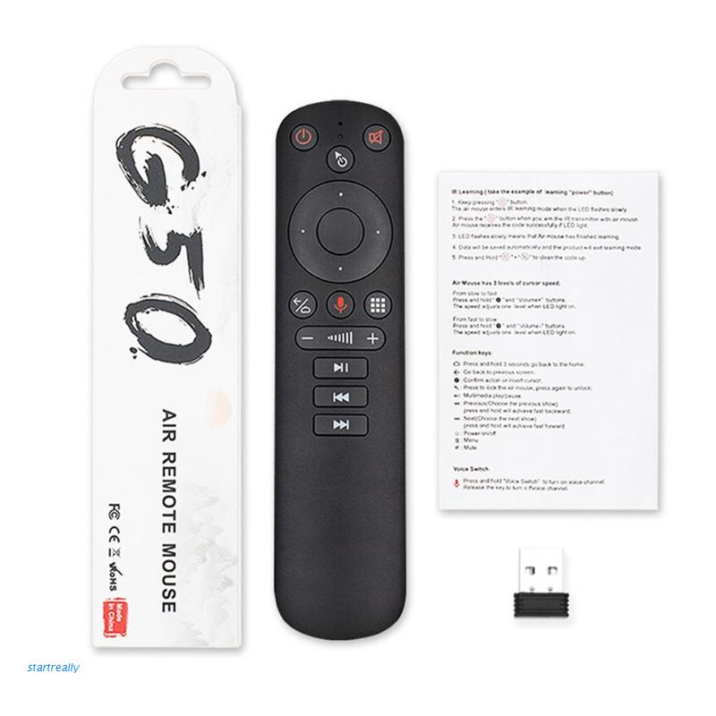 Điều khiển chuột bay không dây G50S 2.4G thông minh cho X96 mini H96 MAX X3 PRO Androi TV Box