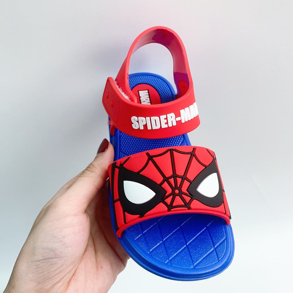 Dép Sandal Người Nhện Cho Bé Trai Đế Mềm Chống Trượt Minchu Kids SD06