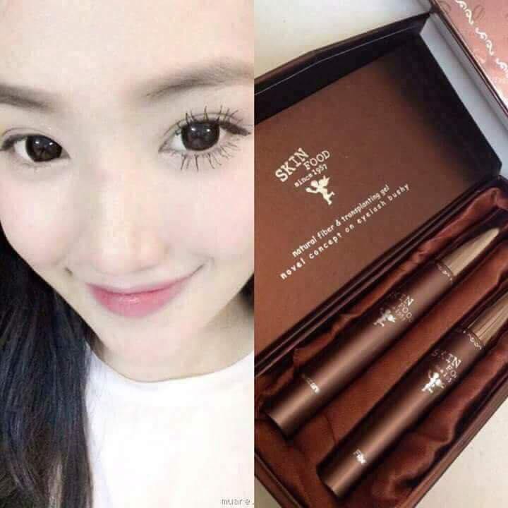 Bộ đôi Mascara và cây nối mi Skinfood Chính Hãng