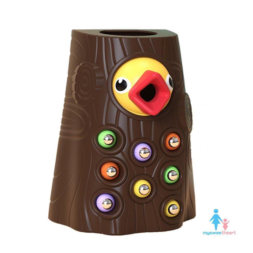 Đồ chơi chim gõ kiến bắt sâu có nam châm giáo dục cho trẻ độc đáo