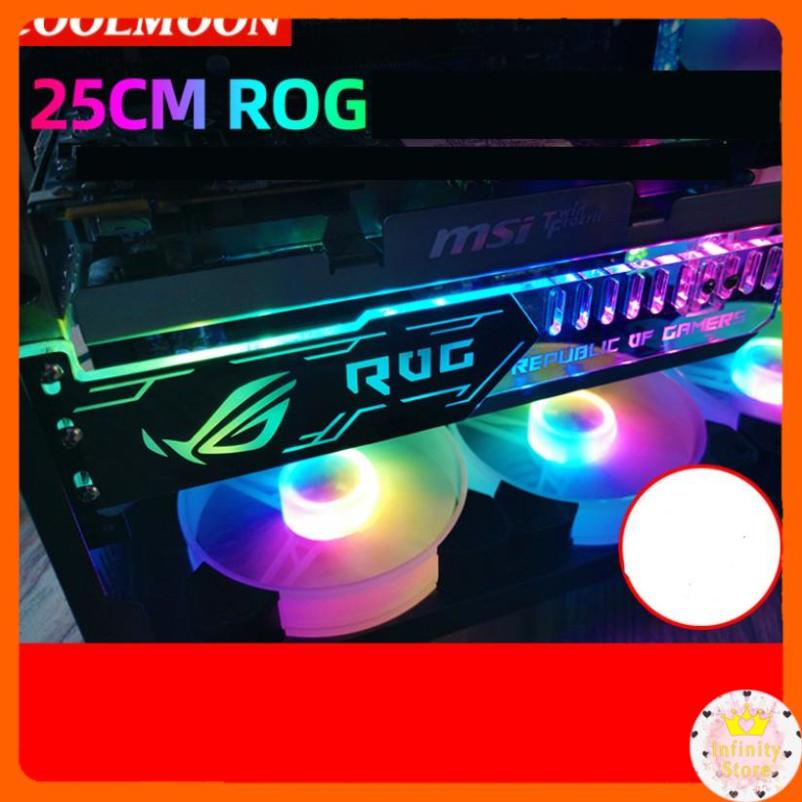 GIÁ ĐỠ VGA COOLMOON LED RGB 25CM INFINY DECOR