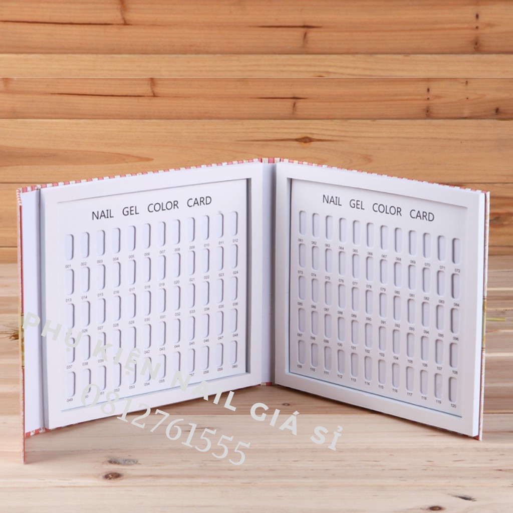 Sổ móng mẫu nail 120 ô