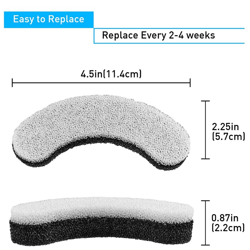 Bộ 8 Tấm Lọc Đài Phun Nước Đài Phun Nước Thay Thế Cho Thú Cưng WF050