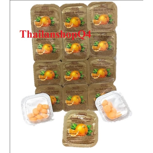 1 lốc 15gr*12 hộp/ 12 hộp *2.8gr kẹo cam C hình trái tim Thái lan HSD 12/2023
