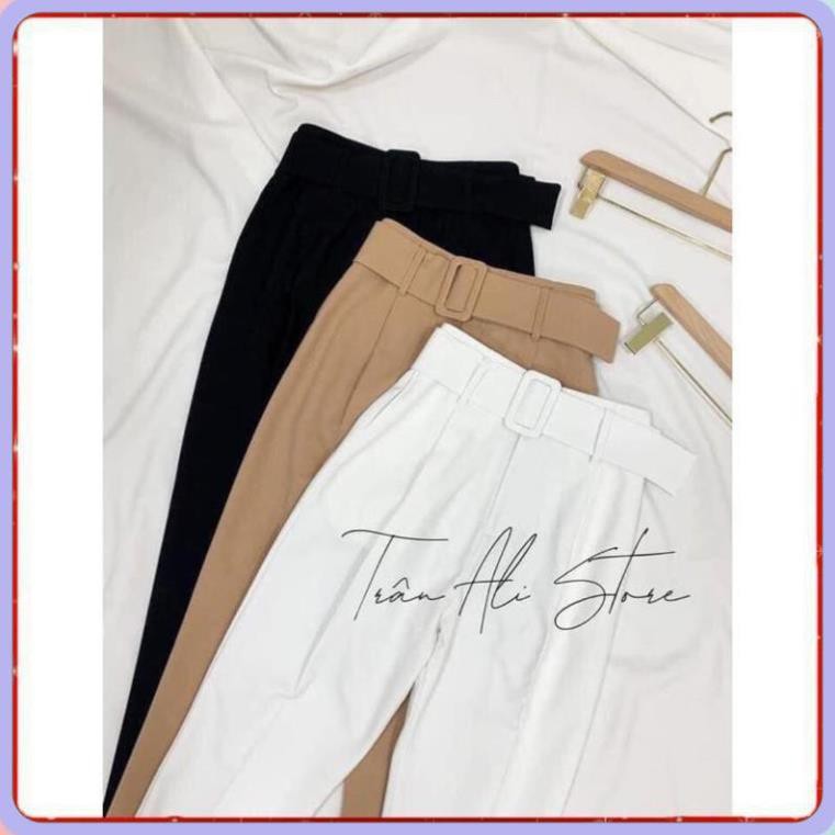 Quần Baggy Công Sở Kèm Đai - Quần Tây  Công Sở Kèm Thắt Lưng Chất Dày Dặn,Đứng Dáng | BigBuy360 - bigbuy360.vn