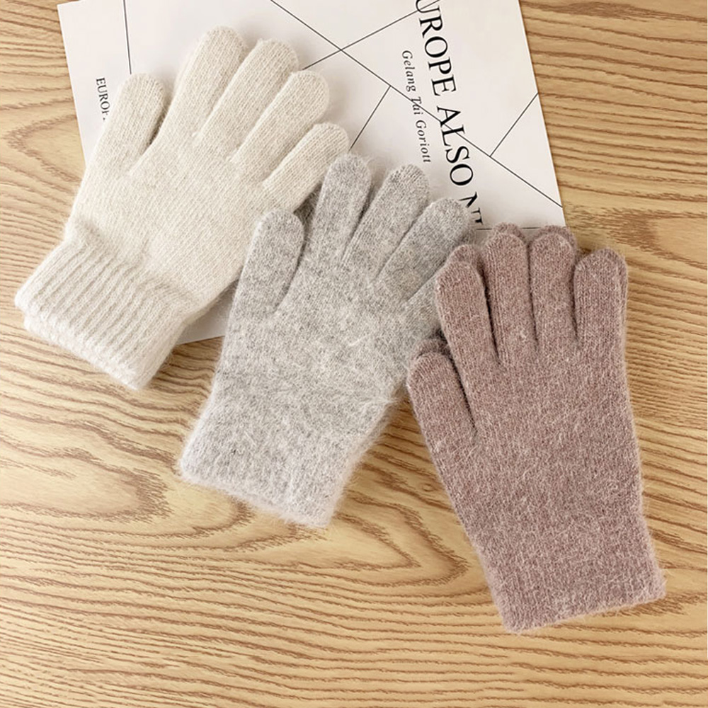 Đôi Găng Tay Bằng Len Cashmere Co Giãn Giữ Ấm Mùa Đông Thời Trang Cho Nam Và Nữ
