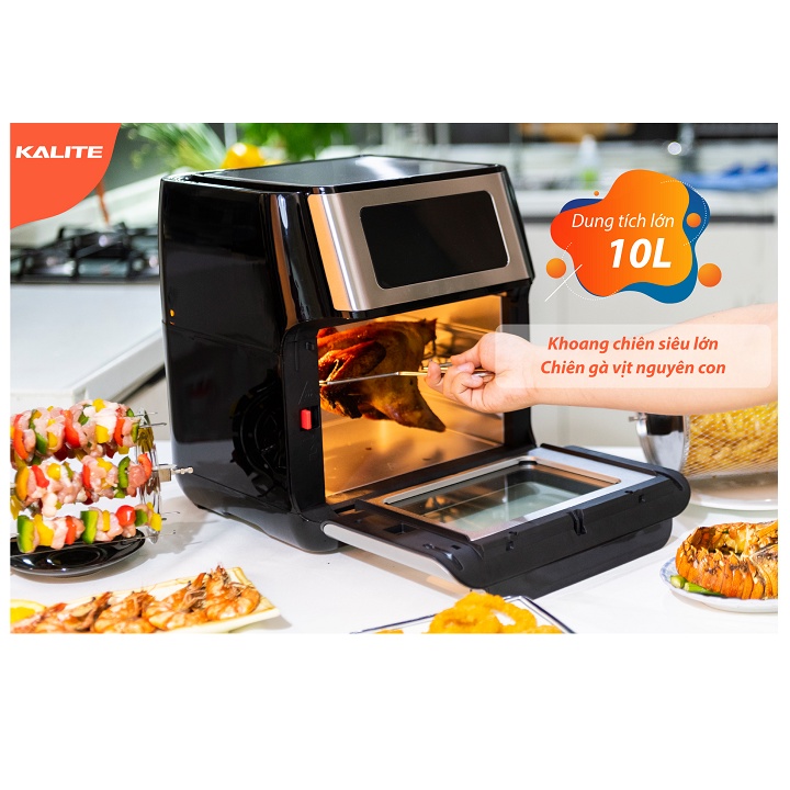 Nồi chiên không dầu Kalite Q10 -  10 Lít Hàng Chính Hãng