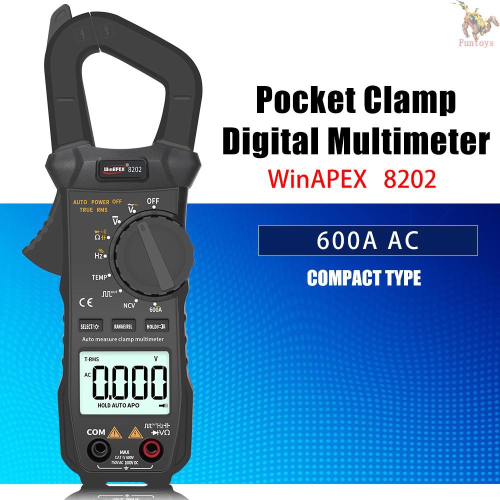 Đồng hồ vạn năng bỏ túi cầm tay WinAPEX 6000 kỹ thuật số RMS thực với đầu ra sóng vuông