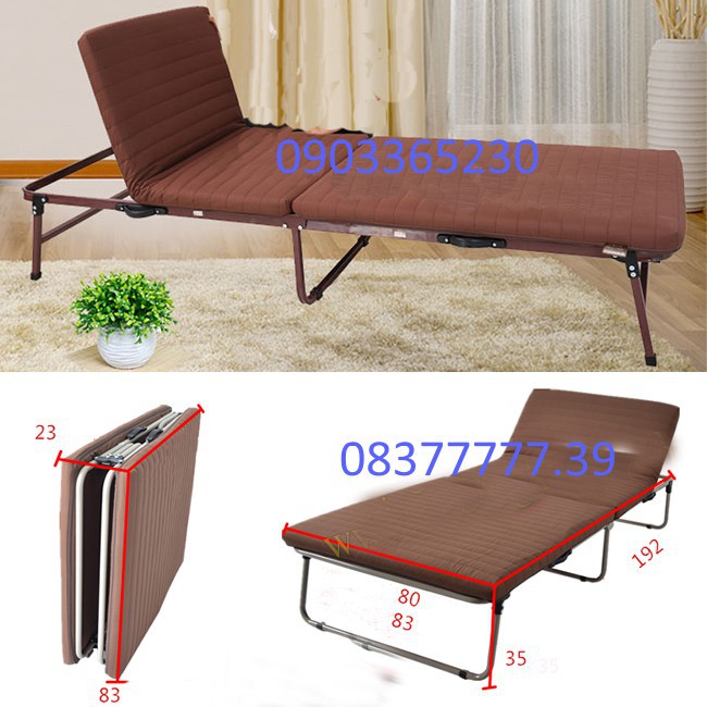 Giường gấp nâng đầu Hàn Quốc NIKITA  HQ80 | BigBuy360 - bigbuy360.vn