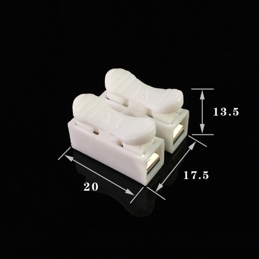 Cút Nối Nhanh Dây Điện, Kẹp Nối Dây Đôi 2P-CH2