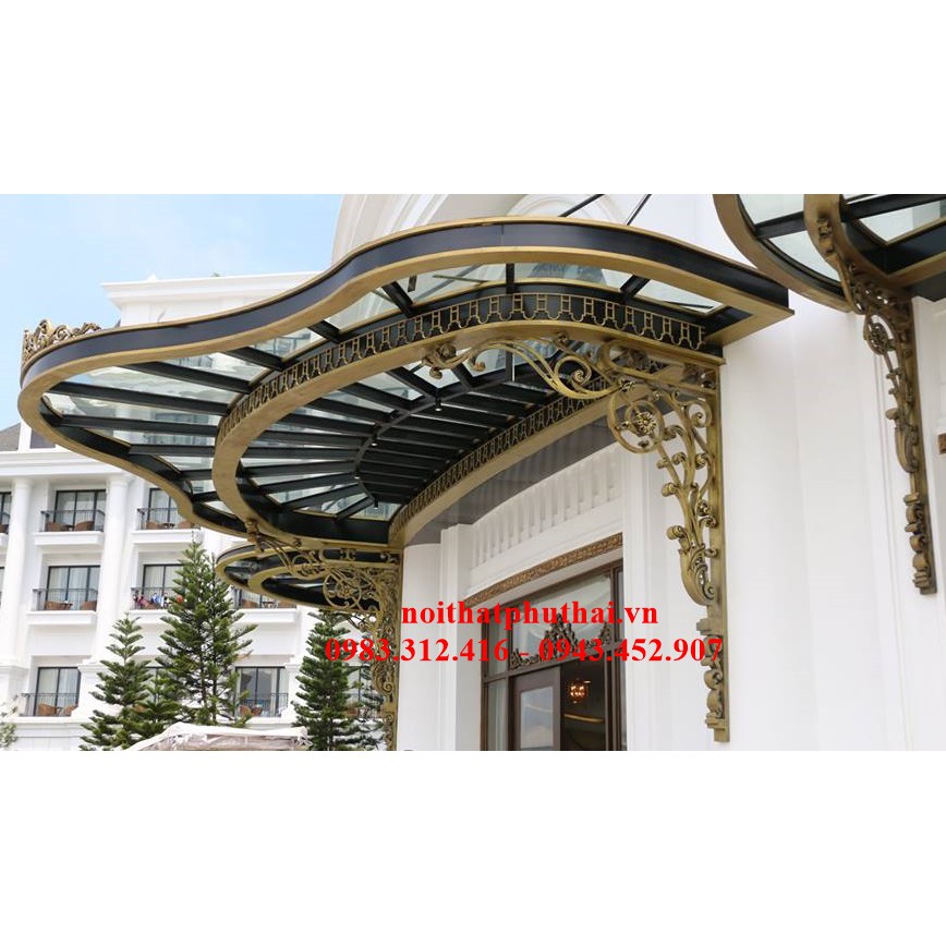 Mái kính cường lực, mái hiên đep