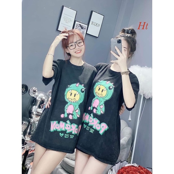 Áo loang thú xanh mặt vàng POK H2A867