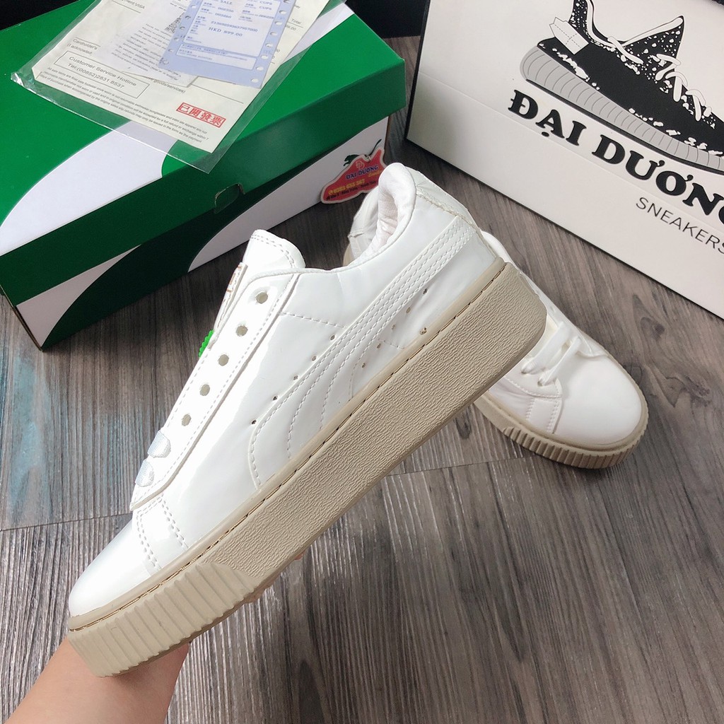 PUMA đế nâu [TẶNG MÓC KHÓA - FULL BOX] giày thể thao puma  nam nữ tăng chiều cao puma đế nâu | BigBuy360 - bigbuy360.vn