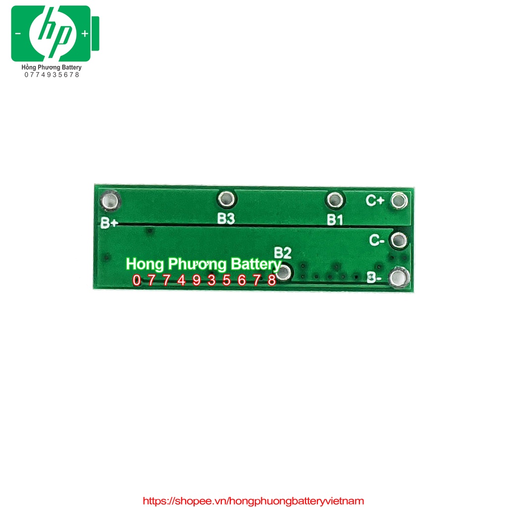 Mạch ghép 4s-14.4v siêu nhỏ kt 10x30mm