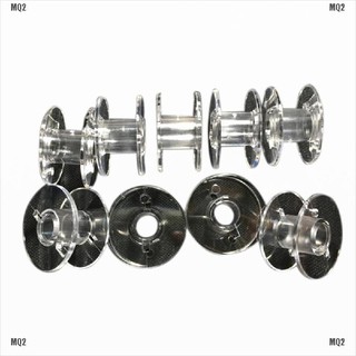 [MQ2]50 Clear Bobbin Sewing Machine Plastic Spools For Thread Brother Singer Elna