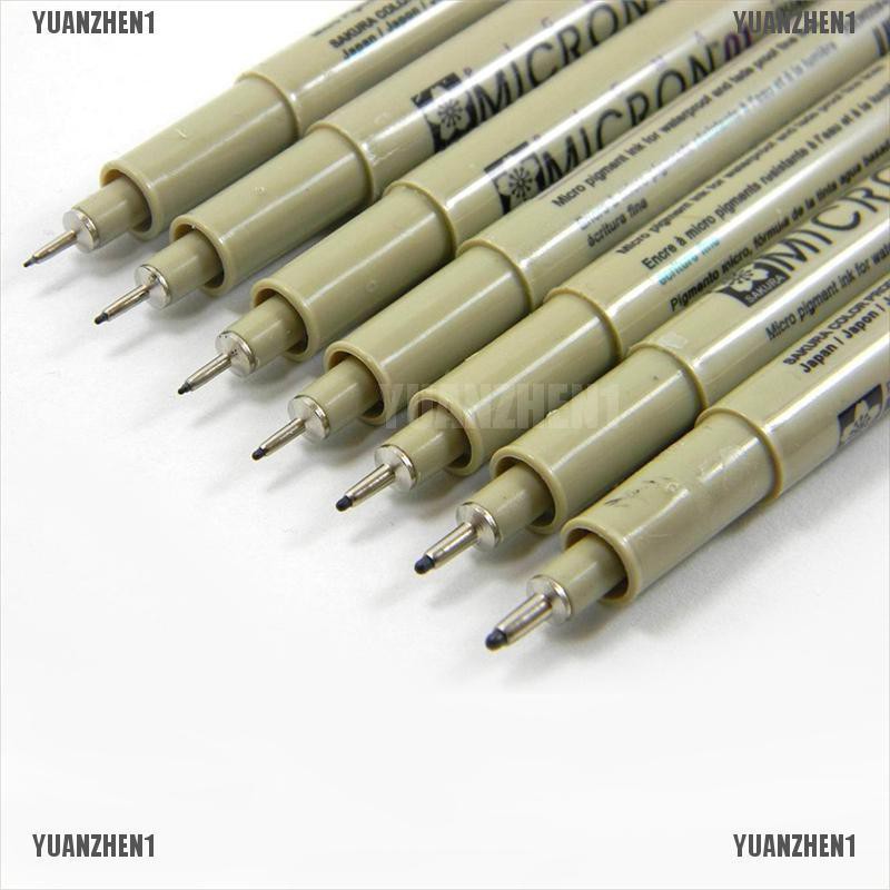 Set 8 bút vẽ nghệ thuật Sakura Pigma Micron 005 01 02 03 04