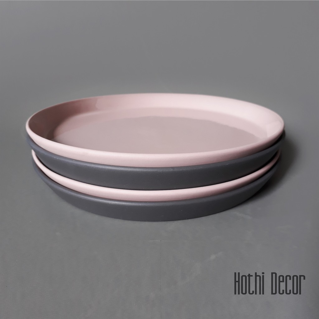 ĐĨA GỐM TRÒN MÀU PAsTEL | BigBuy360 - bigbuy360.vn