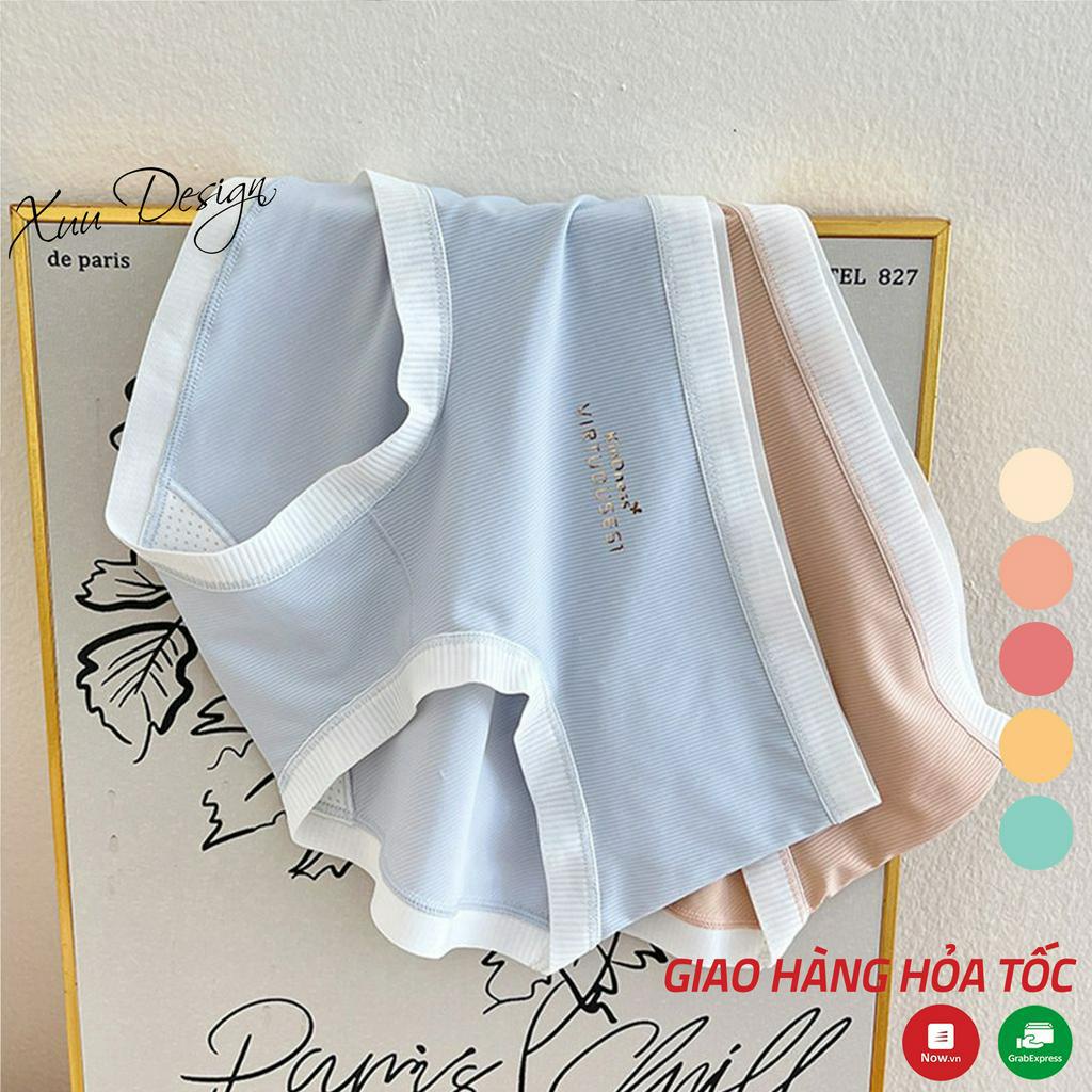 Set 3 Quần lót nữ chất liệu thun tăm lạnh cao cấp Virtuousest phối viền XUU mềm mại thoáng khí - SQ10