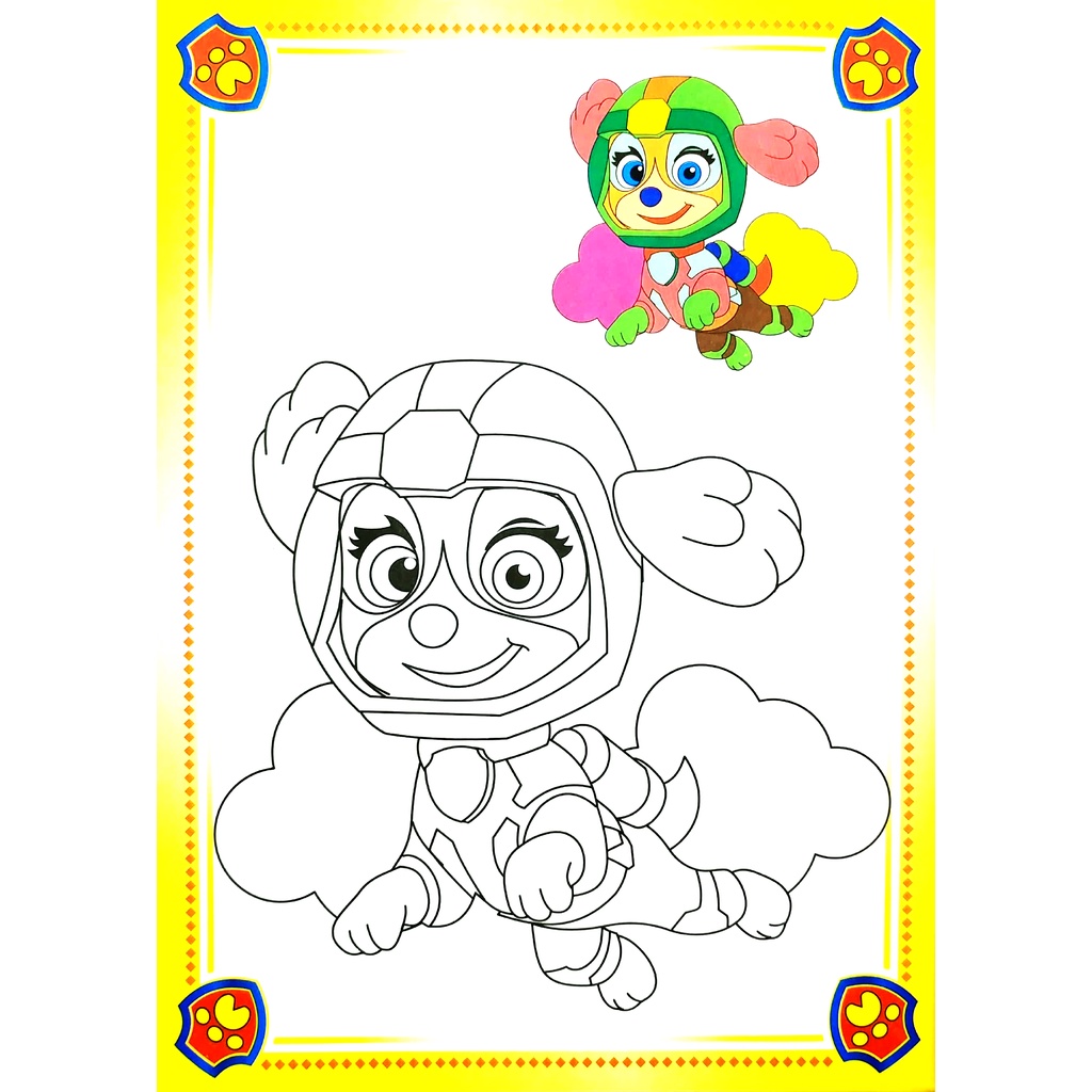 Sách Bé Yêu Tô Màu - Đội Chó Cứu Hộ Paw Patrol - Tập 2