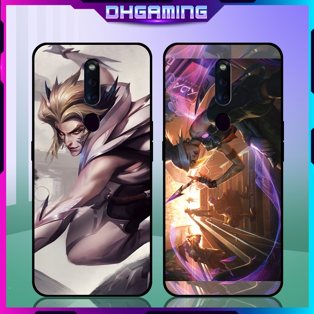 Ốp điện thoại OPPO F11 - F11 PRO in hình game liên minh Akali True Damage 2 & Rakan ig - DH Gaming