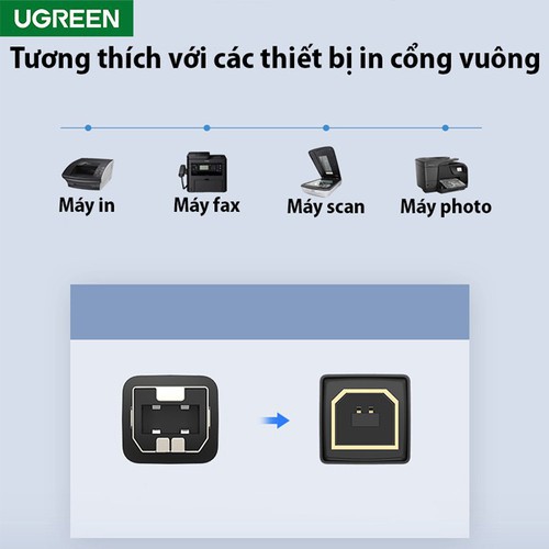 Dây Máy In UGREEN US104 10845 (1,5m) - Hãng phân phối chính thức