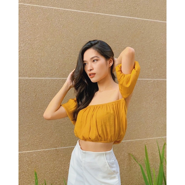 Áo croptop trễ vai REVERCLOTHINGS Tira Top