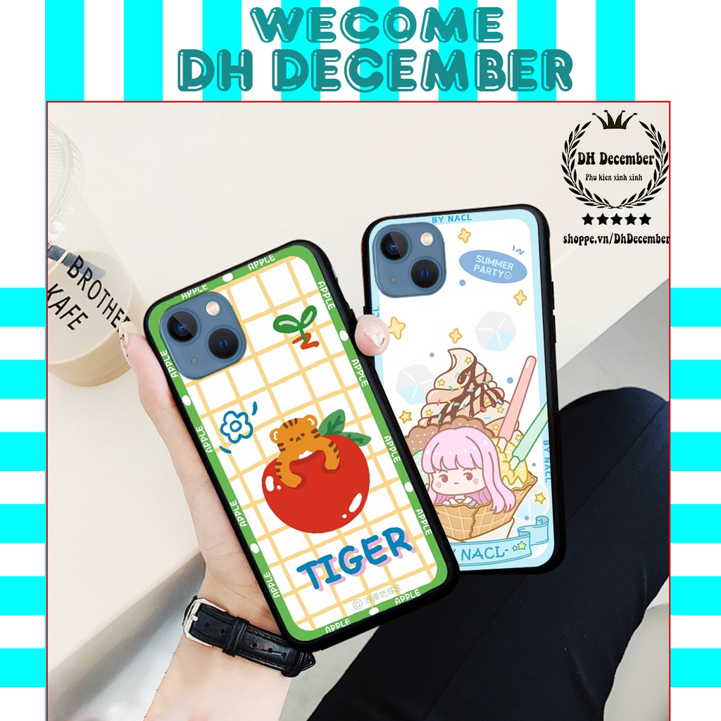 Ốp lưng IPHONE 13 / 13 MINI  in hình 3D gấu mới nhất - sang - chảnh - ĐẸP- BỀN