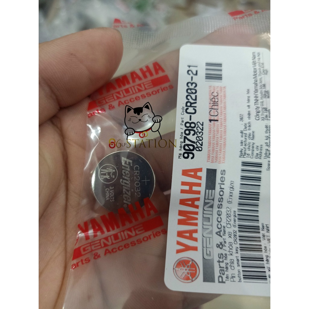 Pin remote smartkey chính hãng yamaha cr2032