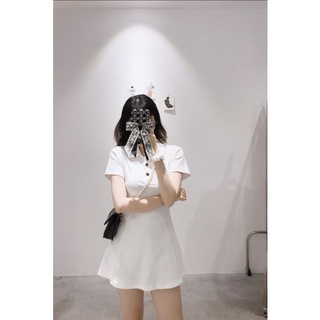 ĐẦM MIDI POLO xòe