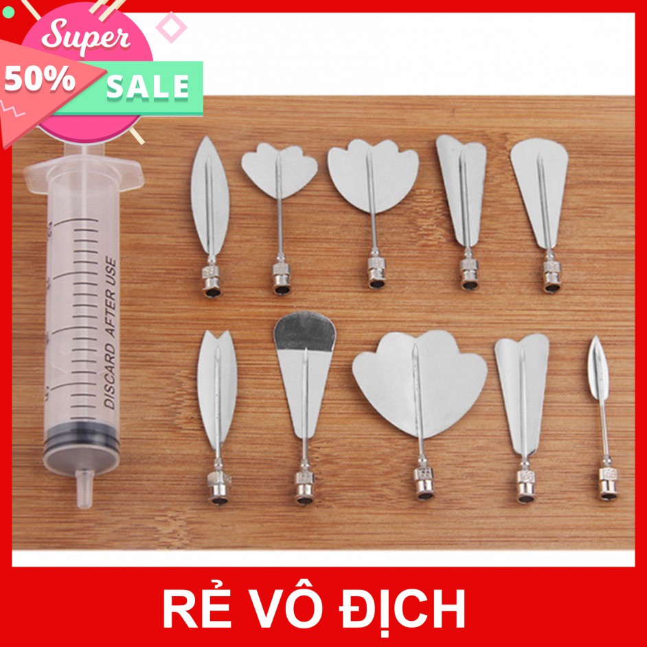 [FREESHIP] BỘ DỤNG CỤ LÀM THẠCH RAU CÂU 3D - 10 MÓN [HCM]