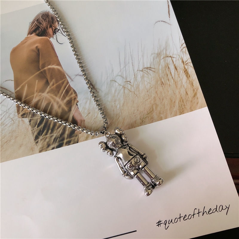 Vòng Cổ Gắn Mặt Hình Búp Bê Hoạt Hình Cá Tính Phong Cách Hip-Hop