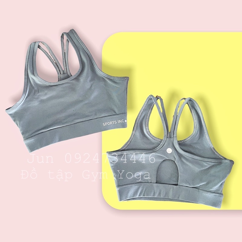 Áo bra Sport Inc dây đôi tập Gym yoga