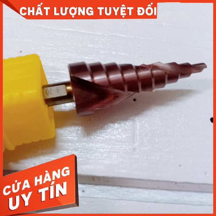 [ GIÁ RẺ NHẤT - HÀNG CHÍNH HÃNG ] Mũi khoan bước tháp hss LIONKING đen XỊn