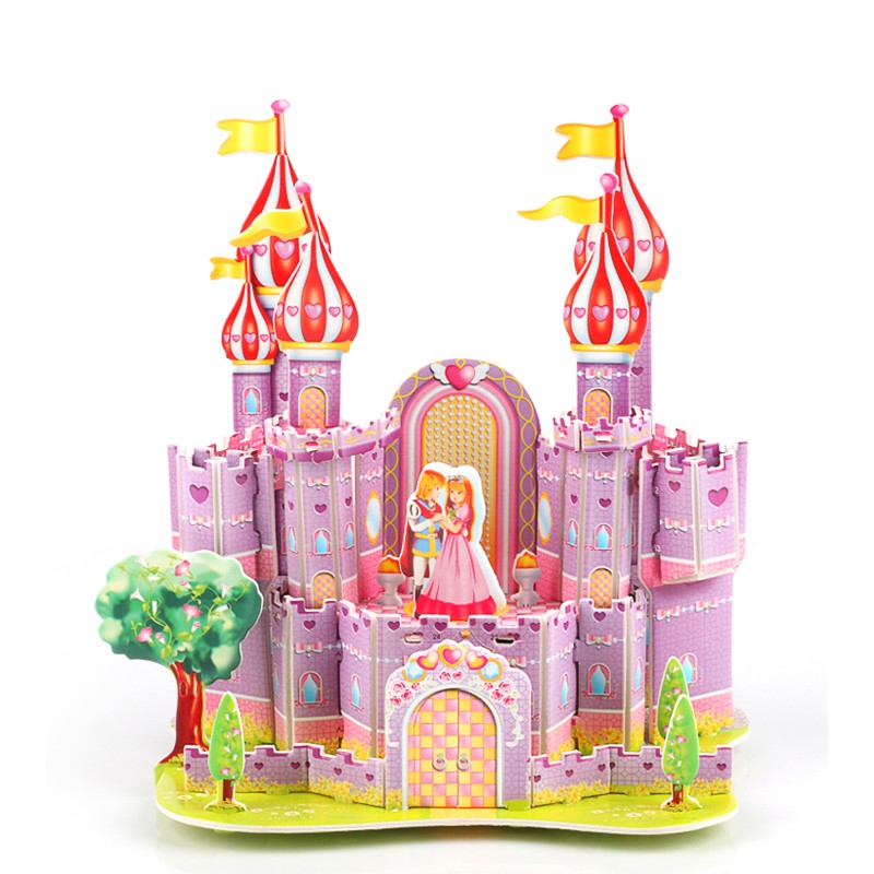 Bộ Xếp Hình Lâu Đài 3d Cho Bé
