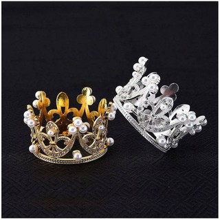 Vương miện nhỡ trang trí bánh kem(Giá 1 cái)
