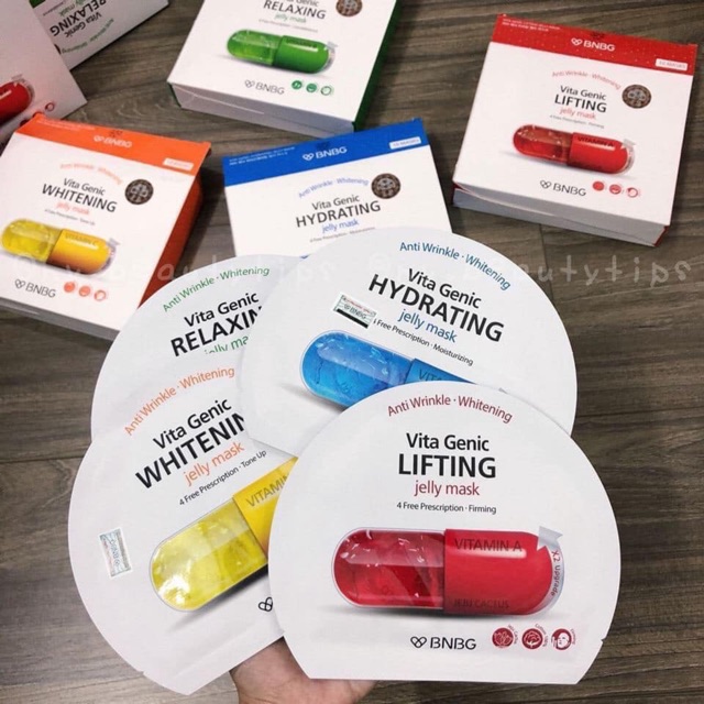 ( Sẵn - Có tem ) Mặt nạ BNBG Vita Genic Jelly Mask | Thế Giới Skin Care