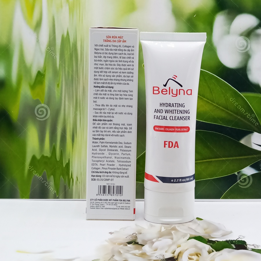 Combo Tẩy Tế Bào Chết 100ml & Sữa Rửa Mặt Belyna 80ml Belyna