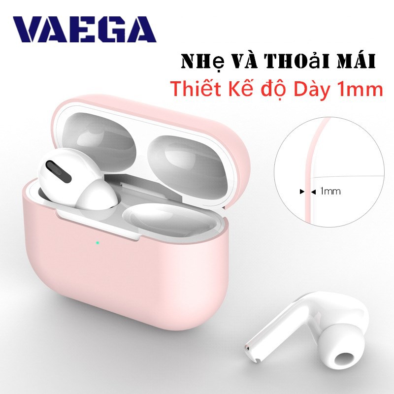 Vỏ silicon mềm chống sốc bảo vệ hộp sạc tai nghe Apple Airpods pro