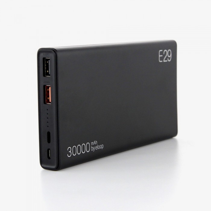 Pin dự phòng Eloop E29 chính hãng, 30.000mAh, USB-C, QC2.0 & 3.0